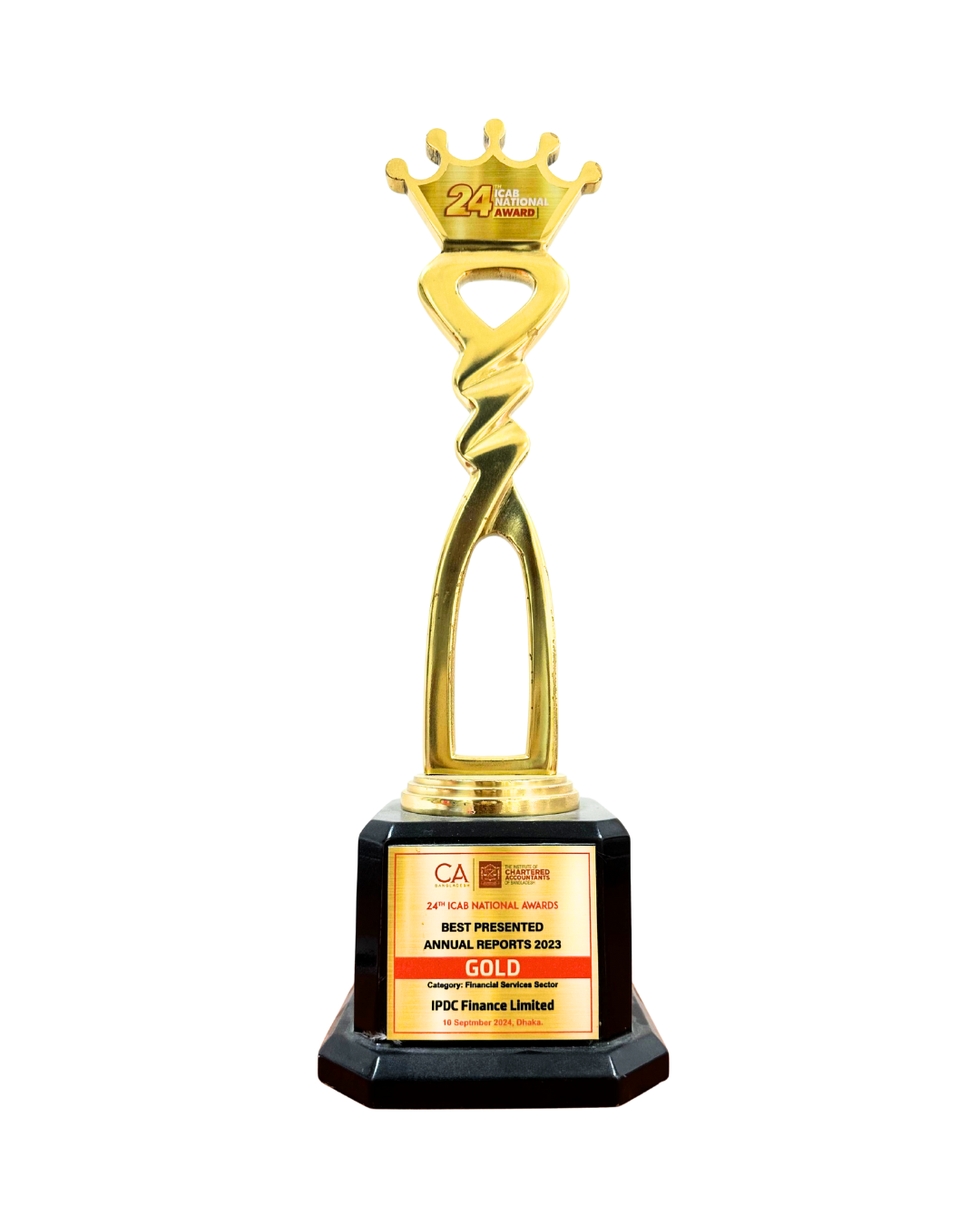 Institute of Chartered Accountants of Bangladesh - ICAB Gold Award for Best Presented Annual Reports 2023 at the 24th National Awards