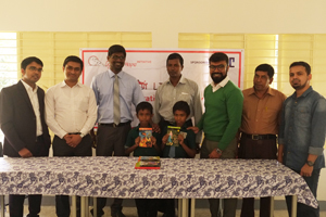 IPDC hands over books to 10 no. Panjipohori Government Primary School.