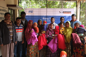 Distributing Blankets & Nebuliser to the needy ones