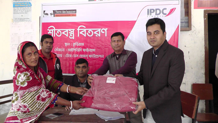 IPDC Finance PLC and Terre des Hommes (TDH) Distributed Blankets & Nebulizers in Kurigram