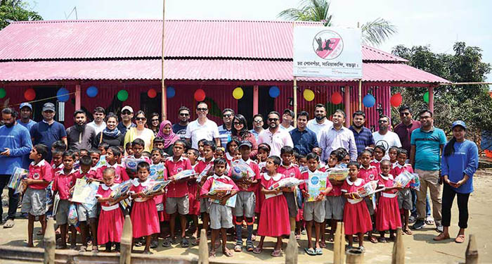 IPDC extended the happiness of Bangla New Year by donating Boishakh clothes to the student of IPDC