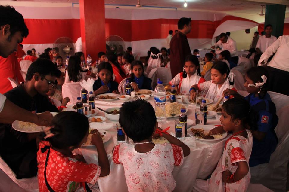 Celebrating Pohela Boishakh with underprivileged children