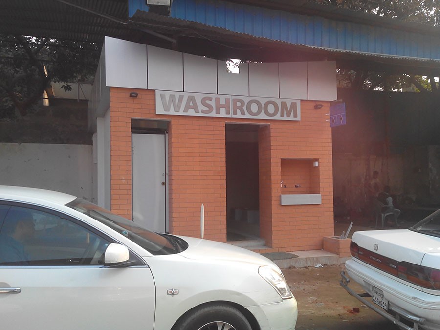 Setting Up Public Washroom