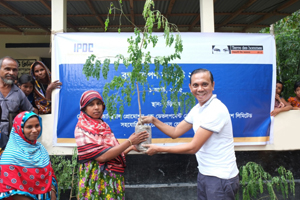 Planting trees in Kurigram and Barguna Upazilas