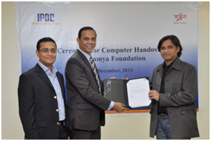 IPDC donates computers to Adamya Foundation